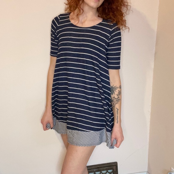 Super cute striped shift dress! From anthropology, size S - Picture 6 of 13